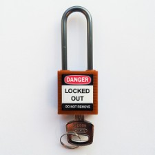 Compact safe padlock 50mm Sha KD Org/6
