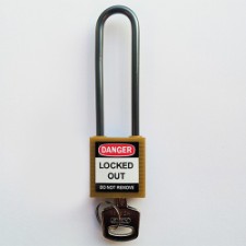 Compact safe padlock 75mm Sha KD Yel/6