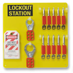 Lockout Station 10-Lock Board