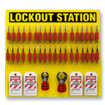 Lockout Station 36-Lock Padlock Board