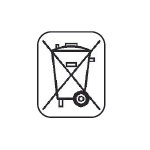 Wheelie bin symbol 10 mmx13 mm-W-500/box