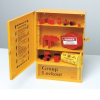 Combined Lockout & Lock Box Station w/ Components