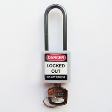 Compact safe padlock 50mm Sha KD White/6