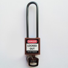 Compact safe padlock 75mm Sha KD Brown/6