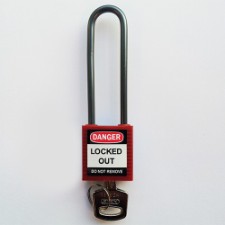 Compact safe padlock 75mm Sha KD Red/6
