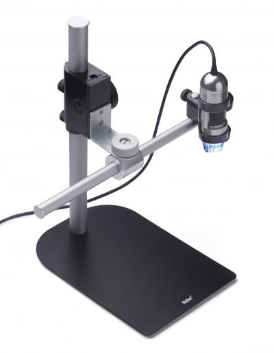 Microscopio USB con camera digitale, filtro polarizzato e supporto regolabile